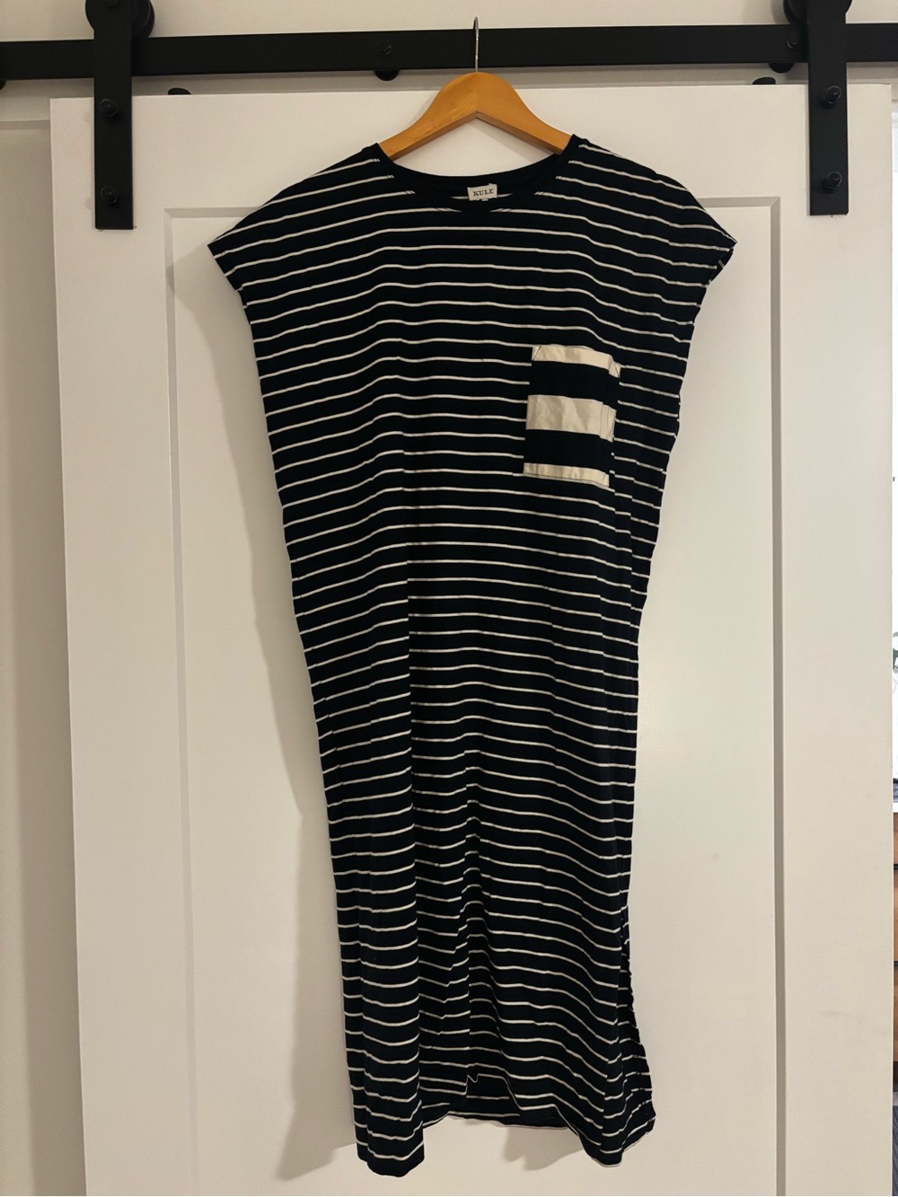 Kule Striped Midi Dress